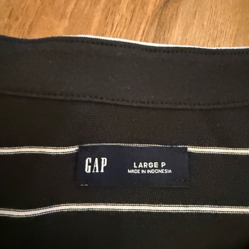 Gap Heavyweight Shell Tank Top - NWT Navy and White - Petite L - Picture 2 of 3